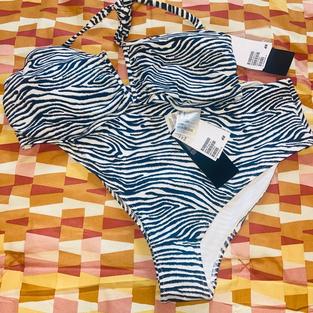 New Zebra Print Swimsuit